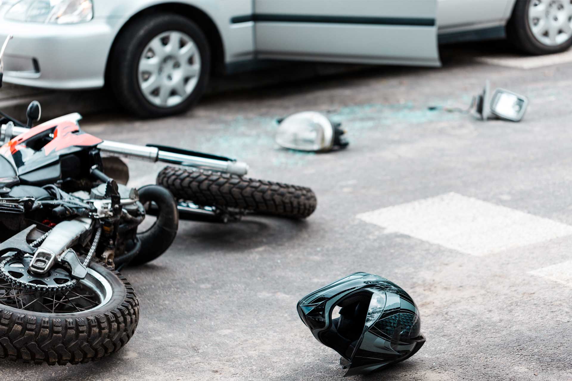 motorcycle car collision